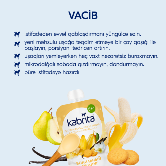 Kabrita<r></r> Vanilli pudinqi