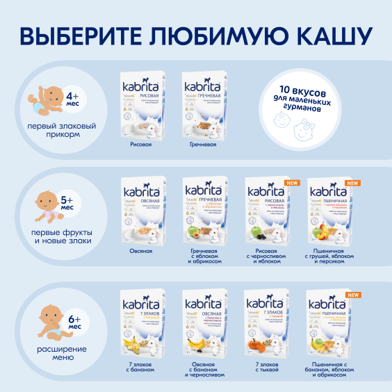Kabrita<r></r> Овсяная каша на козьем молочке