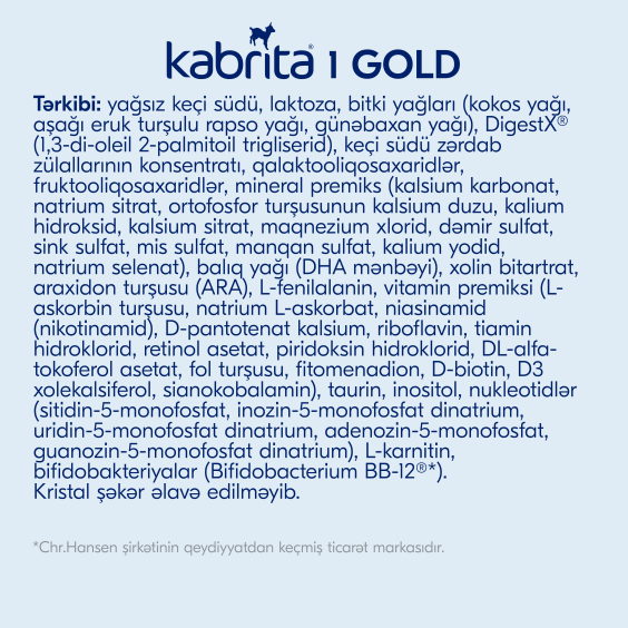 Kabrita<r></r> 1 GOLD