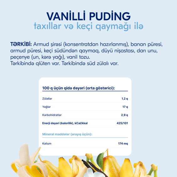 Kabrita<r></r> Vanilli pudinqi
