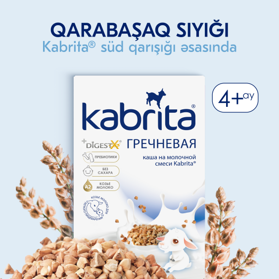Kabrita<r></r> keçi südü əsasında qarabaşaqlı sıyığı