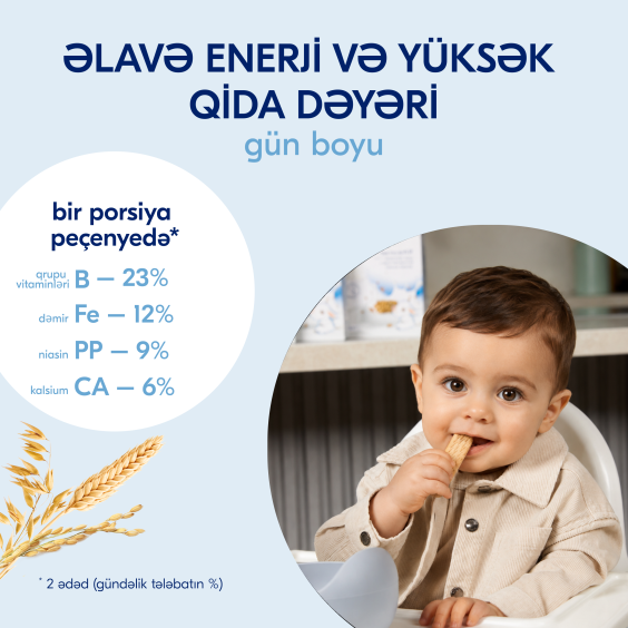 Kabrita<r></r> Uşaq peçenyeləri bananli keçi südü ilə
