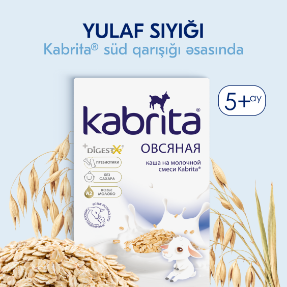 Kabrita keçi südü əsasında yulaf sıyığı