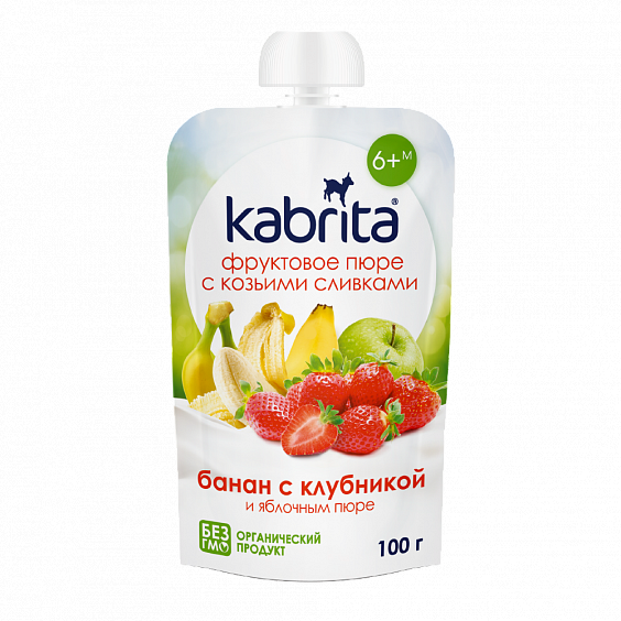 Kabrita<r></r> Банан с клубникой