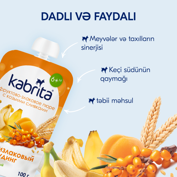 Kabrita<r></r> Çaytikanı ilə Multizlak pudinqi