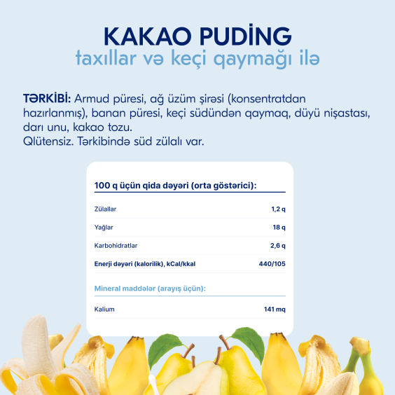Kabrita<r></r> Kakao pudinq
